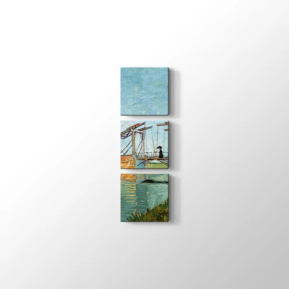 Van Gogh Köprüdeki Adam Kanvas Tablo