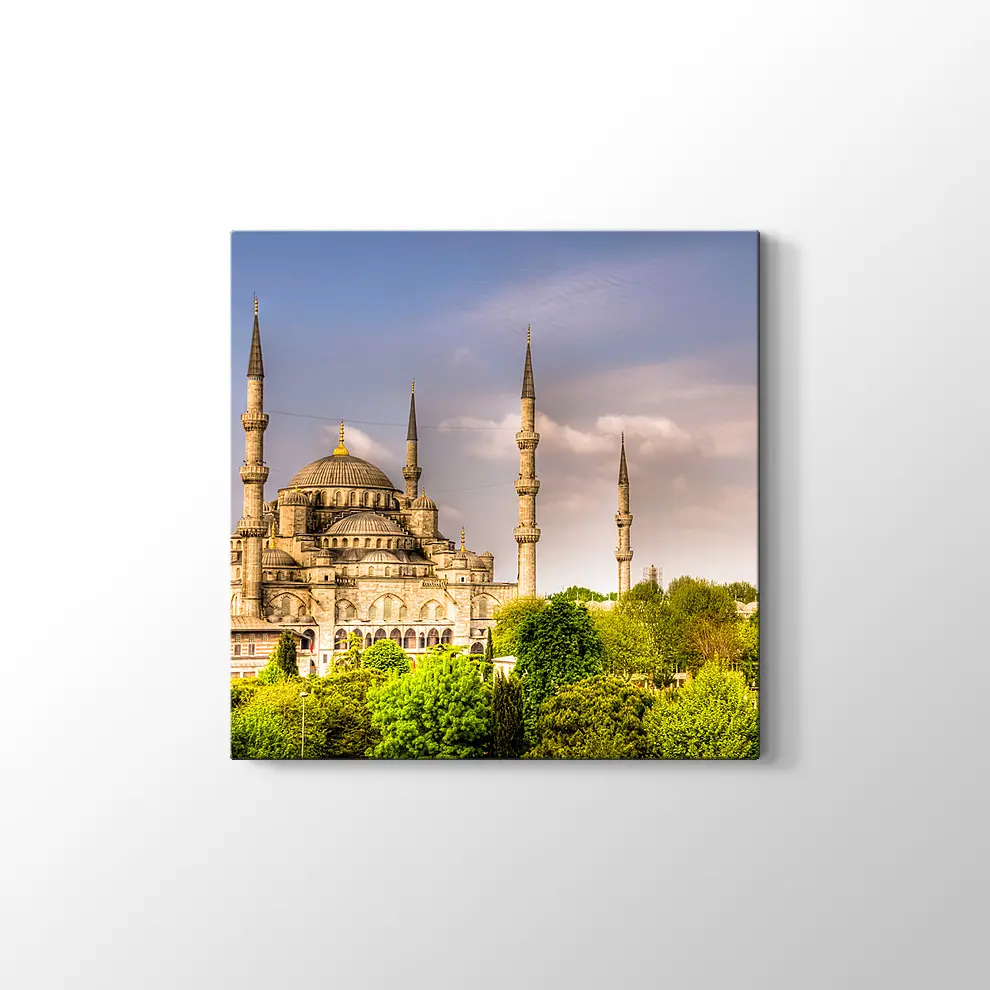 İstanbul Sultanahmet Camii Kanvas Tablo