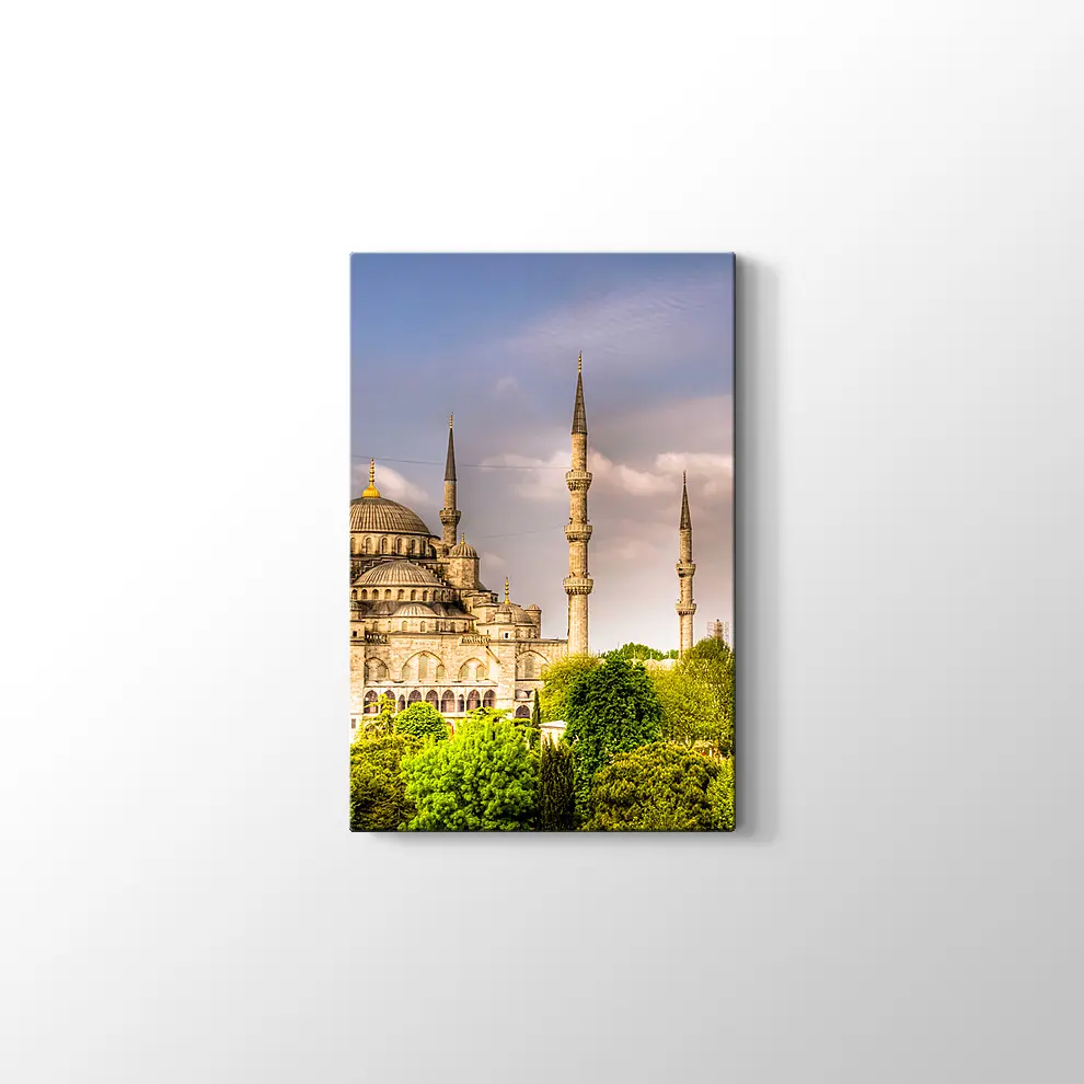 İstanbul Sultanahmet Camii Kanvas Tablo