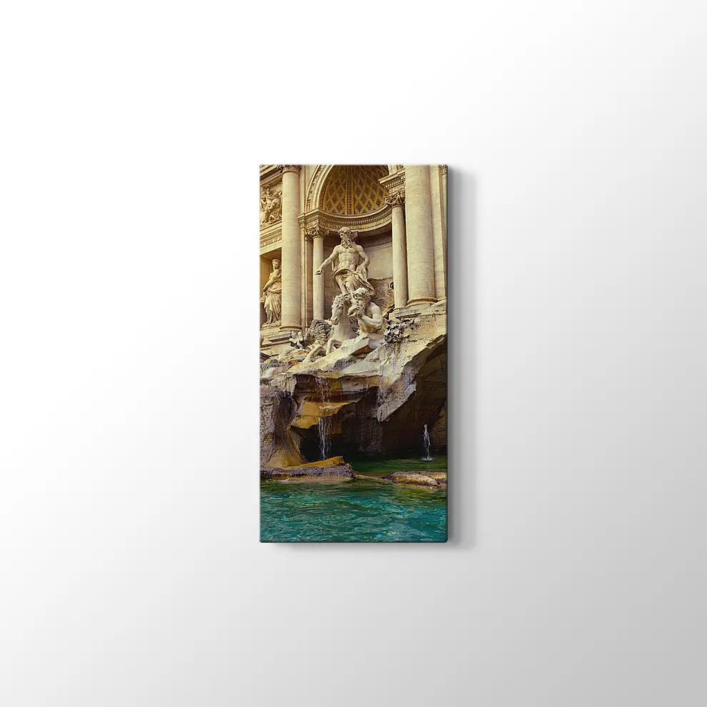 Trevi Çeşmesi Roma Kanvas Tablo