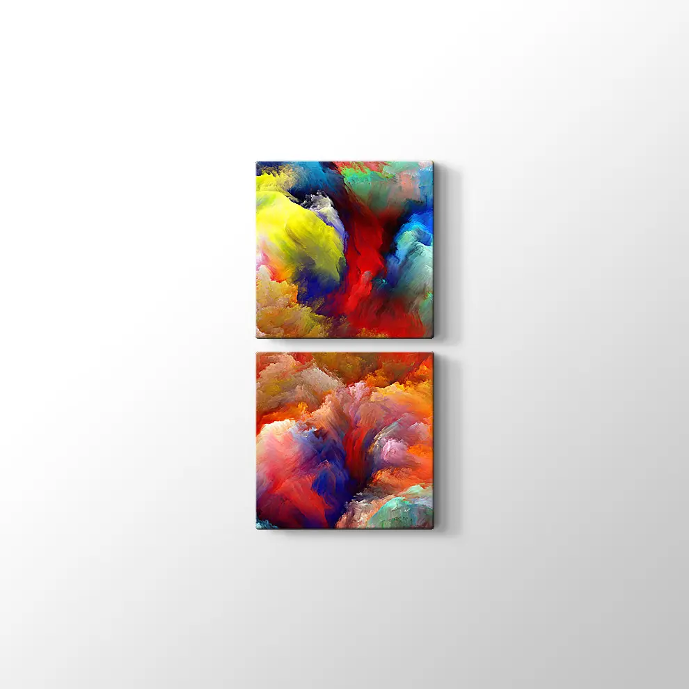 Rüya ve Renkler Soyut Sanat Kanvas Tablo
