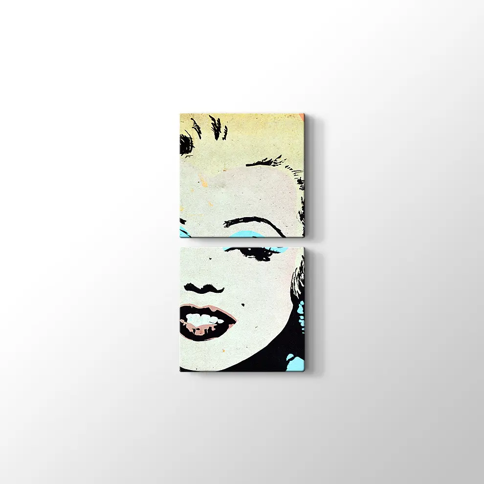 Pop Art İllüstrasyon Tablo