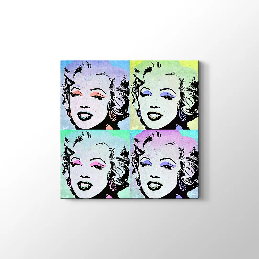 Pop Art İllüstrasyon Madonna Tablo
