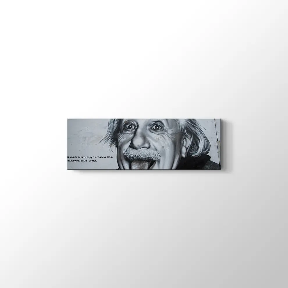 Albert Einstein Kanvas Tablo