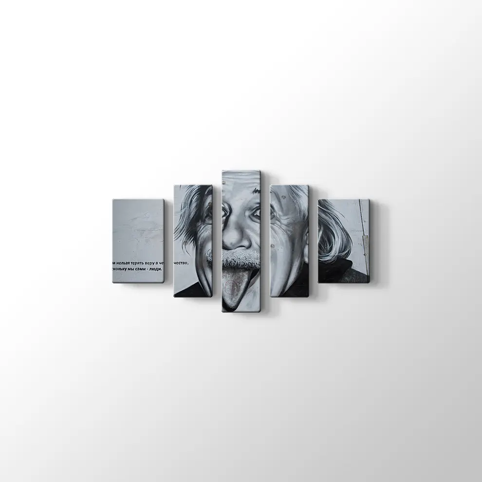 Albert Einstein Kanvas Tablo
