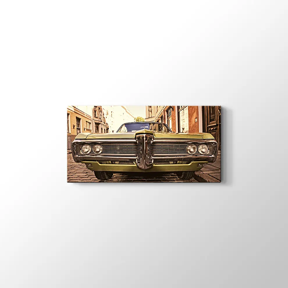 1962 Pontiac Bonneville Convertible Kanvas Tablo