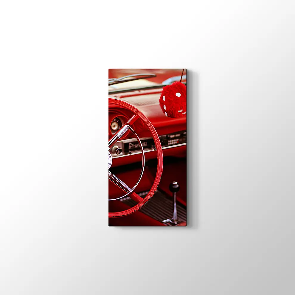 1963 Ford Galaxie 500XL Kanvas Tablo