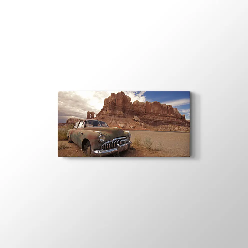Arizona Çölü'nde 1960 Dodge Tablosu