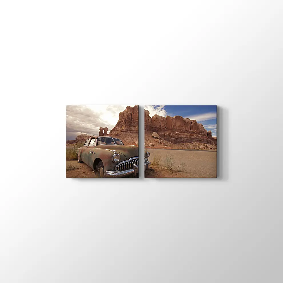Arizona Çölü'nde 1960 Dodge Tablosu