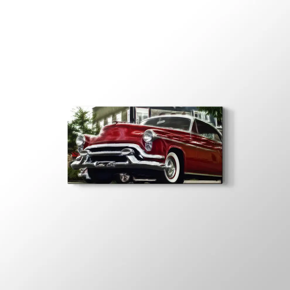 1953 Oldsmobile Super 88 Kanvas Tablo