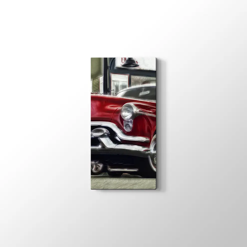 1953 Oldsmobile Super 88 Kanvas Tablo
