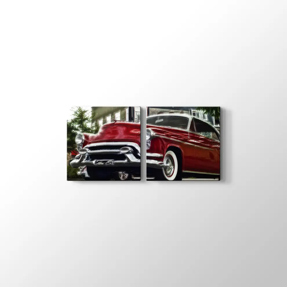1953 Oldsmobile Super 88 Kanvas Tablo
